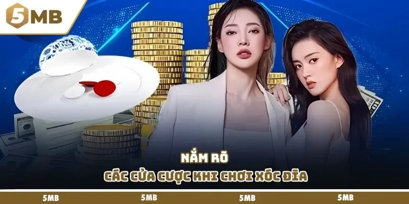 Nắm rõ các cửa cược khi chơi xóc đĩa